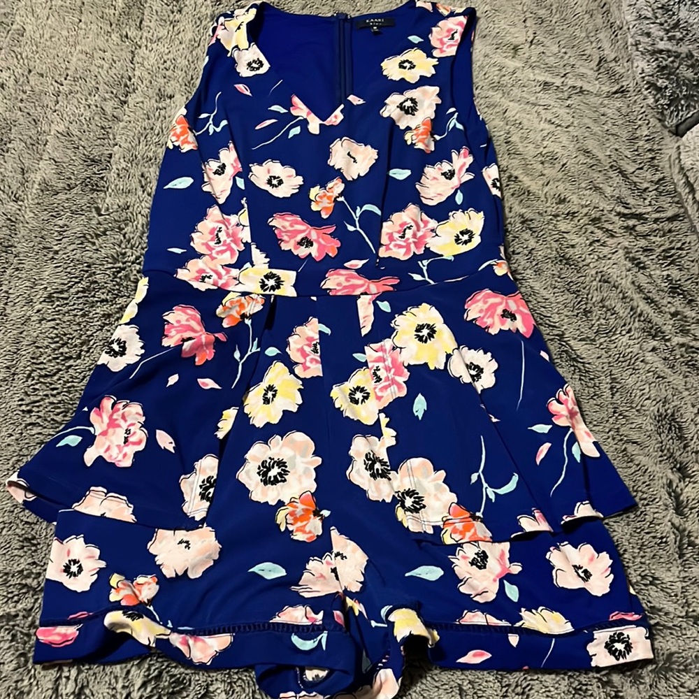 Blue romper size medium